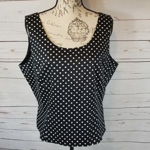 Stresa ASL Polka Dot Sleeveless Career Tank Top 16